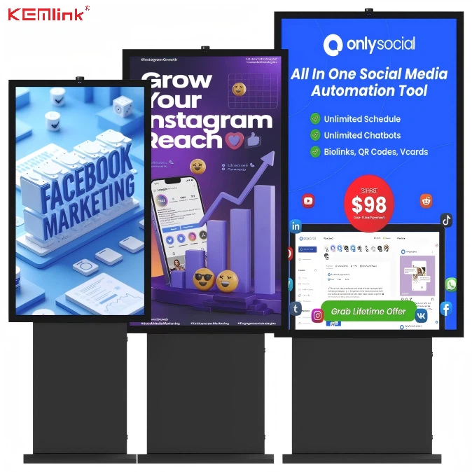 Реклама цифрових вивісок на відкритому повітрі